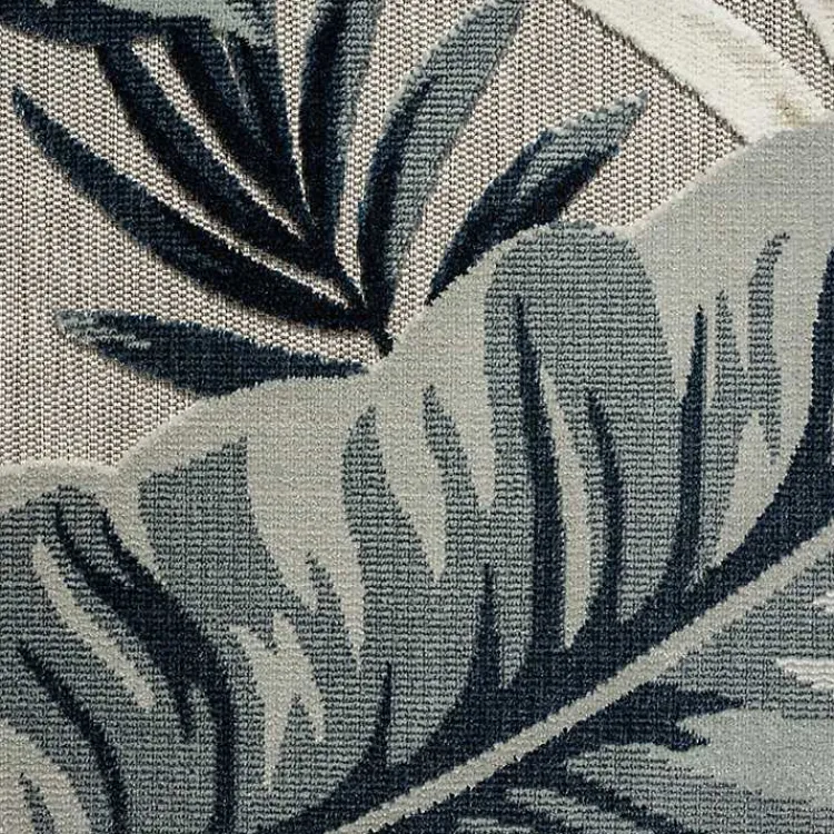 Outdoor Rugs-Kirklands Home Ferns and Palms Indoor/Outdoor Area Rug, 7x9