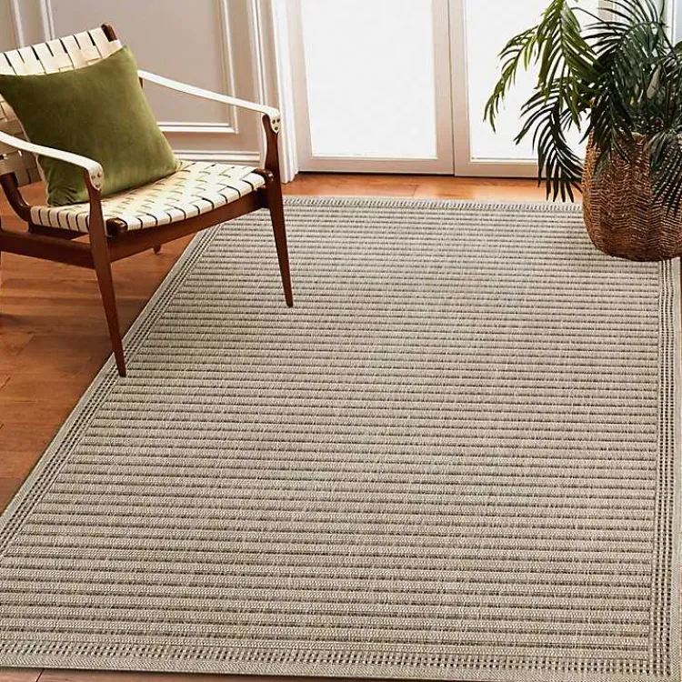 Area Rugs-Kirklands Home Kaya Natural Gradient Indoor/Outdoor Area Rug, 6x9 Tan