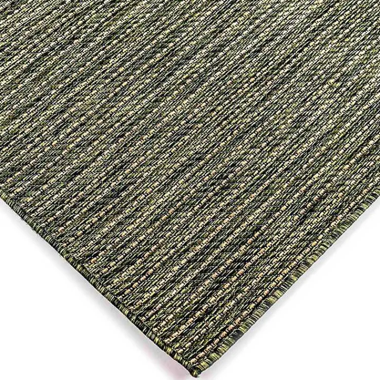 Outdoor Rugs-Kirklands Home Intertwine Indoor/Outdoor Area Rug, 7x9 Green