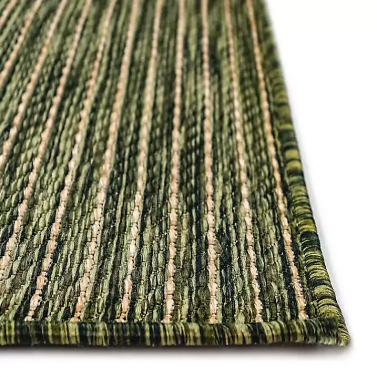 Outdoor Rugs-Kirklands Home Intertwine Indoor/Outdoor Area Rug, 7x9 Green