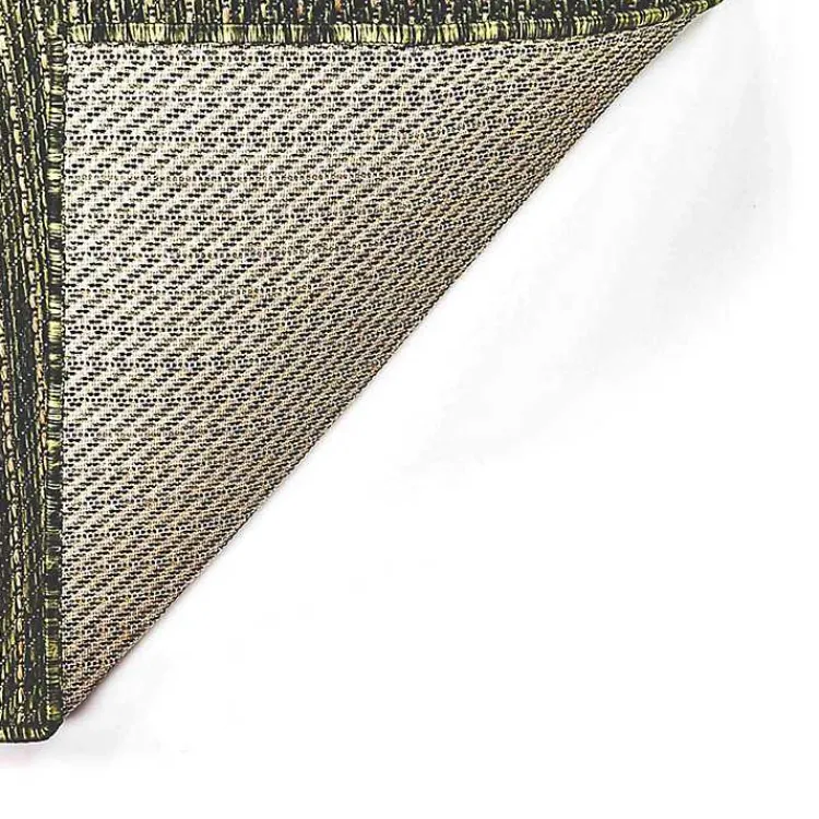 Outdoor Rugs-Kirklands Home Intertwine Indoor/Outdoor Area Rug, 7x9 Green