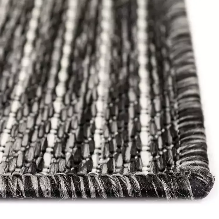 Outdoor Rugs-Kirklands Home Intertwine Indoor/Outdoor Area Rug, 7x9 Black