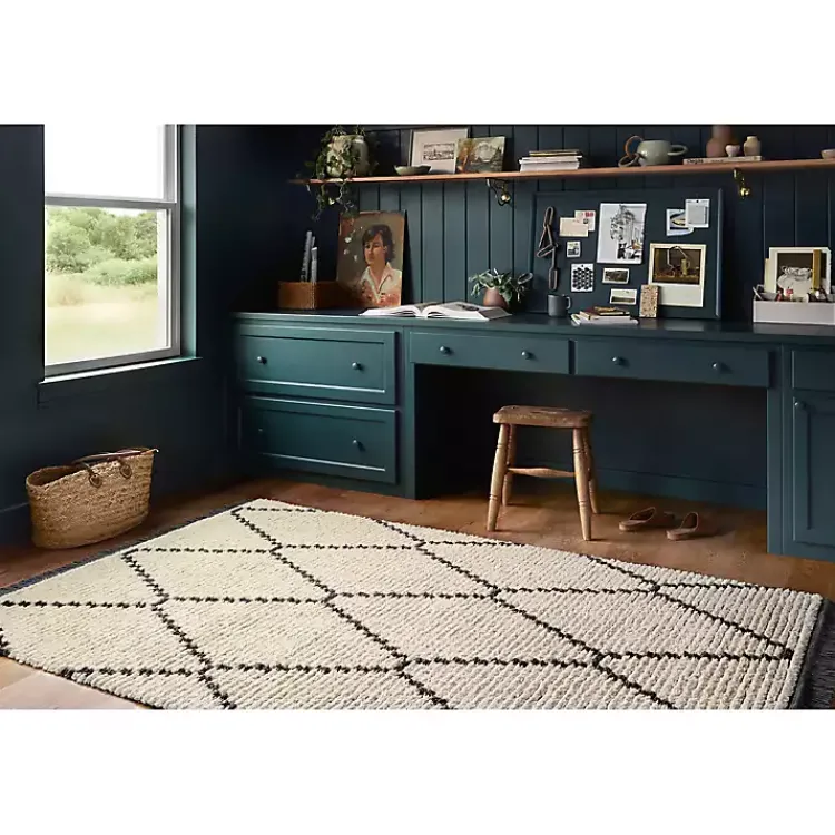 Area Rugs-Kirklands Home Chris Loves Julia x Loloi Alice Cream Rug, 6x9