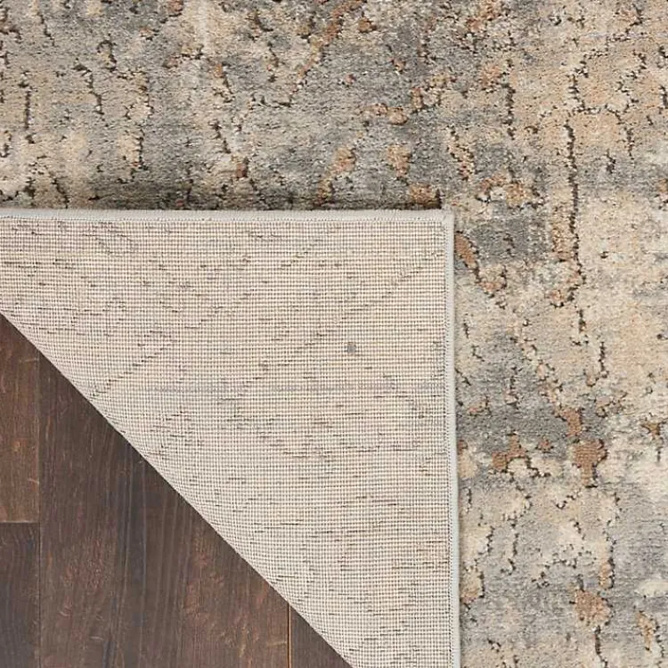Area Rugs-Kirklands Home Gray and Beige Tally Textured Area Rug, 7x9