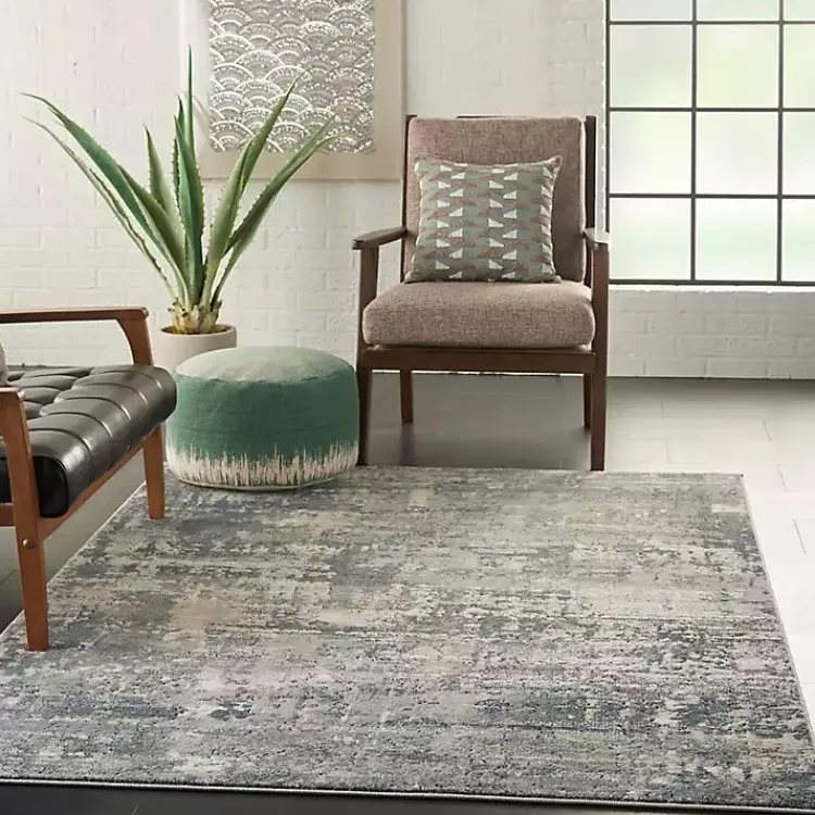 Area Rugs-Kirklands Home Charcoal Tally Textured Area Rug, 5x7