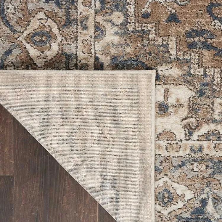 Area Rugs-Kirklands Home Multicolor Nadia Medallion Area Rug, 5x7 Gray
