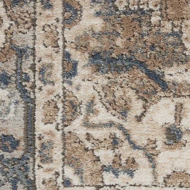 Area Rugs-Kirklands Home Multicolor Nadia Medallion Area Rug, 5x7 Gray