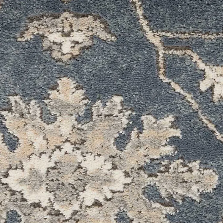 Area Rugs-Kirklands Home Blue Lush Vines Area Rug, 8x10