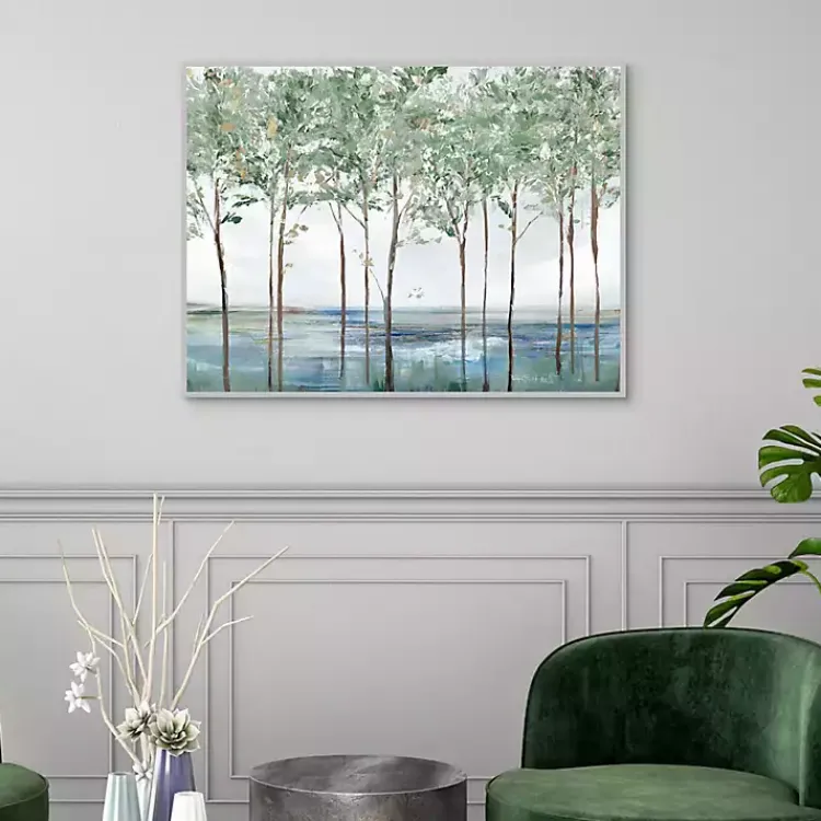 Framed Art-Kirklands Home Sparse Forest Peak Framed Wall Art