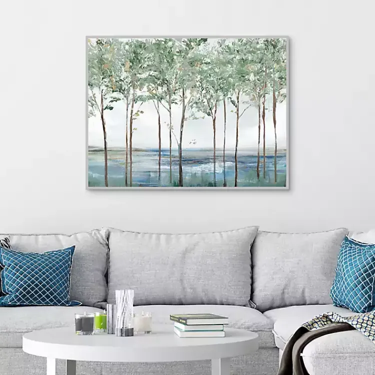 Framed Art-Kirklands Home Sparse Forest Peak Framed Wall Art
