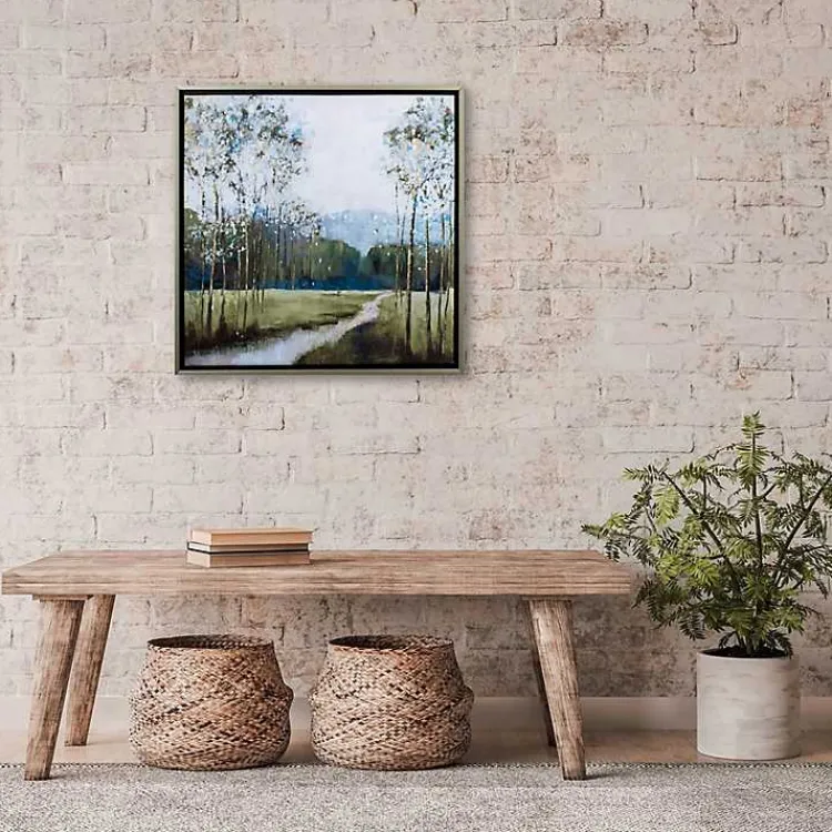 Canvas Art-Kirklands Home Lovely Landscape Framed Canvas Art Print Multi