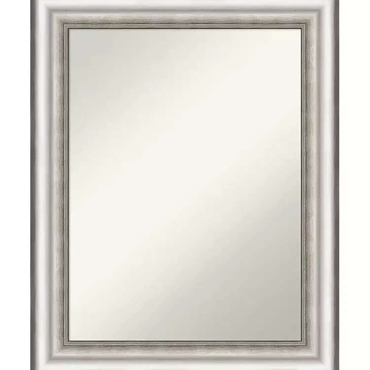 Decorative Mirrors-Kirklands Home Silver Embossed Frame Wall Mirror