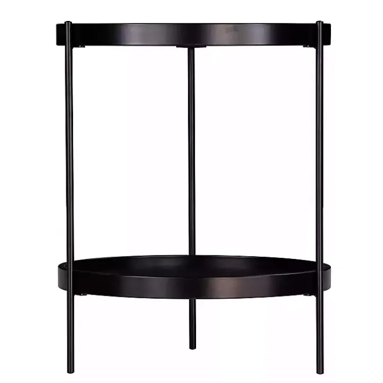 Accent & End Tables-Kirklands Home Onyx Rounded Modern Farmhouse Side Table