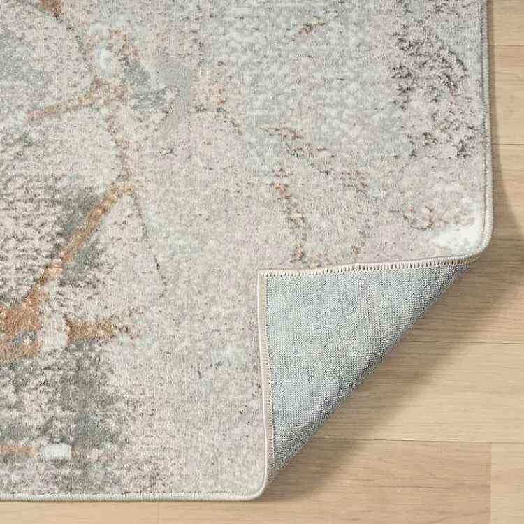 Area Rugs-Kirklands Home Fractional Stone Area Rug, 5x7 Gray