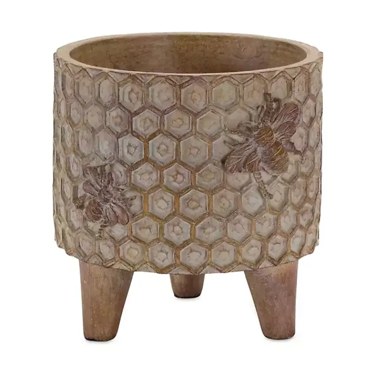 Planters-Kirklands Home Honeycomb Planters, Set of 2 Brown