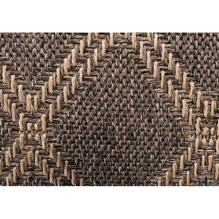 Outdoor Rugs-Kirklands Home Santorini Trellis Outdoor Area Rug, 7x9 Brown