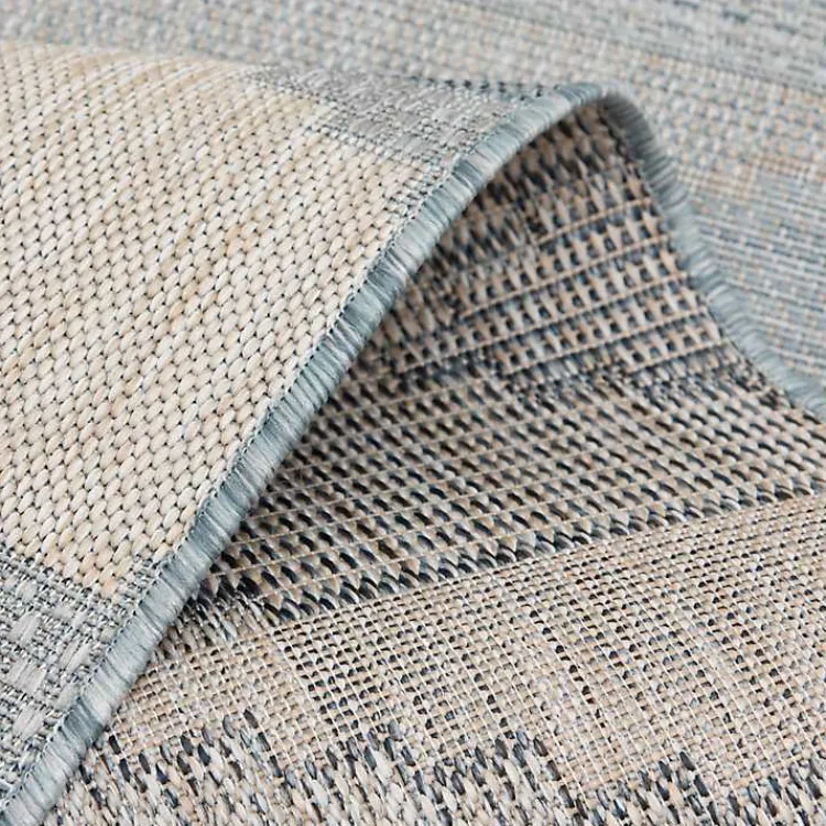 Outdoor Rugs-Kirklands Home Neutral Melbourne Indoor/Outdoor Area Rug, 5x7 Gray