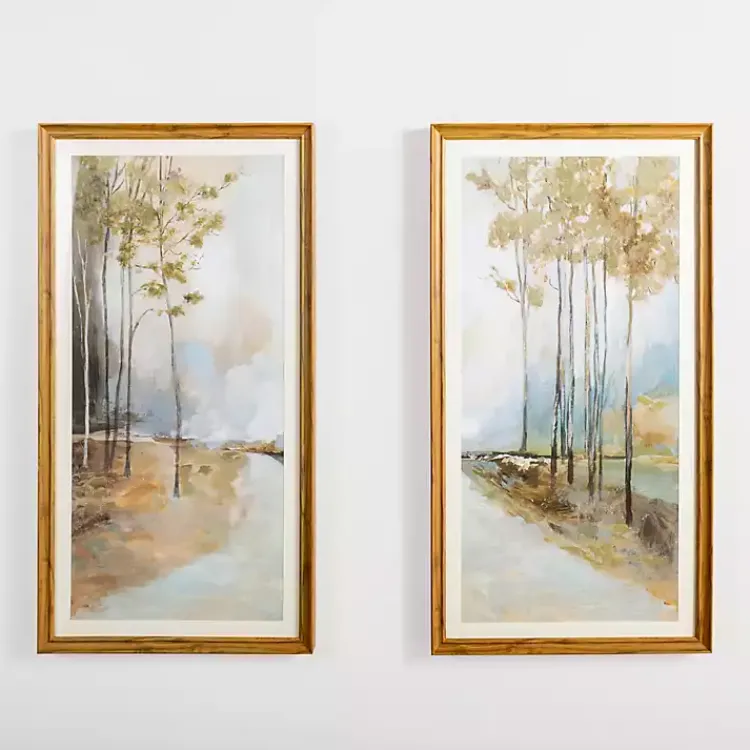 Framed Art-Kirklands Home Forest Path II Framed Art Print Multi