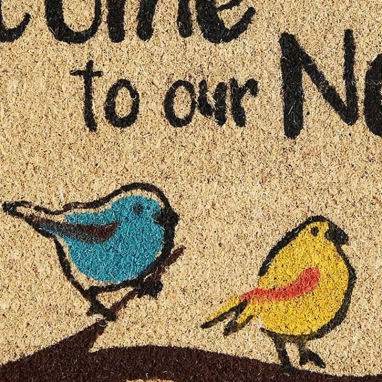 Doormats-Kirklands Home Welcome to Our Nest Coir Doormat