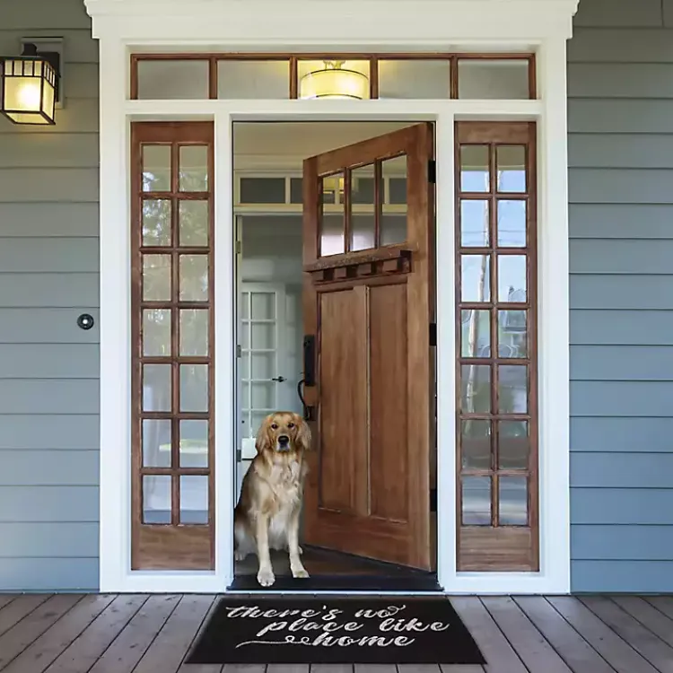 Doormats-Kirklands Home There's No Place Like Home Coir Doormat