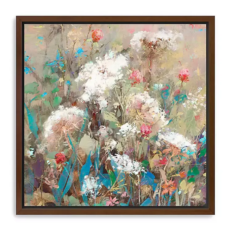 Framed Art-Kirklands Home Queen Ann's Garden Framed Canvas Art Print