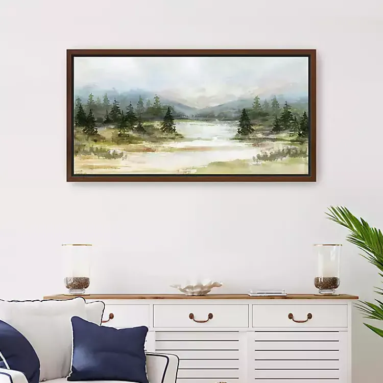 Framed Art-Kirklands Home River View Framed Canvas Art Print