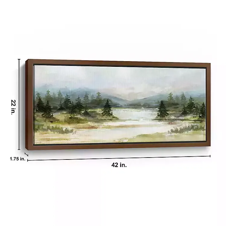 Framed Art-Kirklands Home River View Framed Canvas Art Print