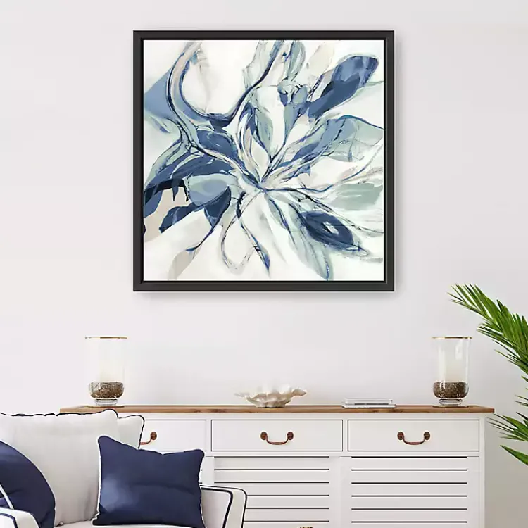 Canvas Art-Kirklands Home Blue Halcyon Framed Canvas Art Print