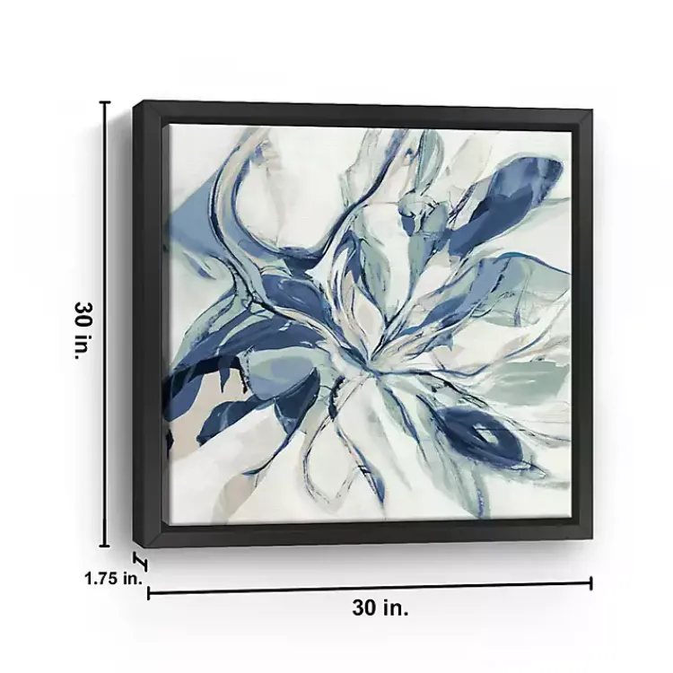 Canvas Art-Kirklands Home Blue Halcyon Framed Canvas Art Print