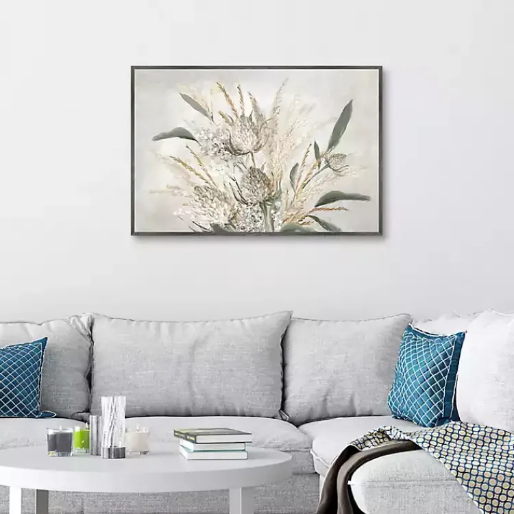 Canvas Art-Kirklands Home Juno Framed Canvas Art Print Tan