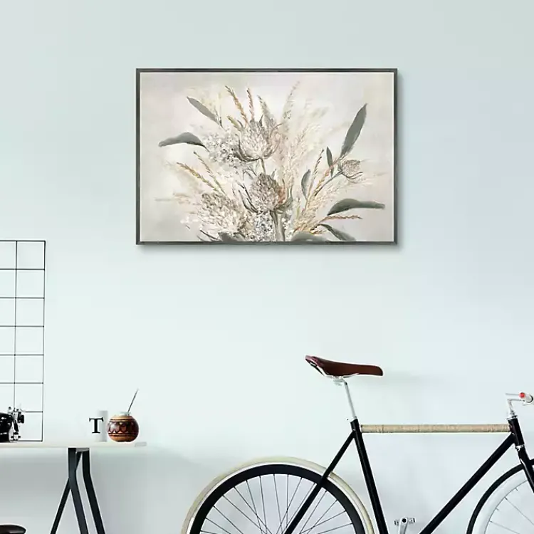 Canvas Art-Kirklands Home Juno Framed Canvas Art Print Tan