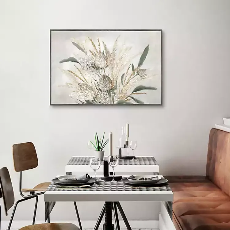 Canvas Art-Kirklands Home Juno Framed Canvas Art Print Tan