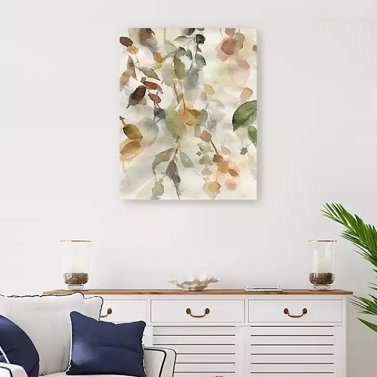 Canvas Art-Kirklands Home Cascading Nature II Canvas Art Print Tan