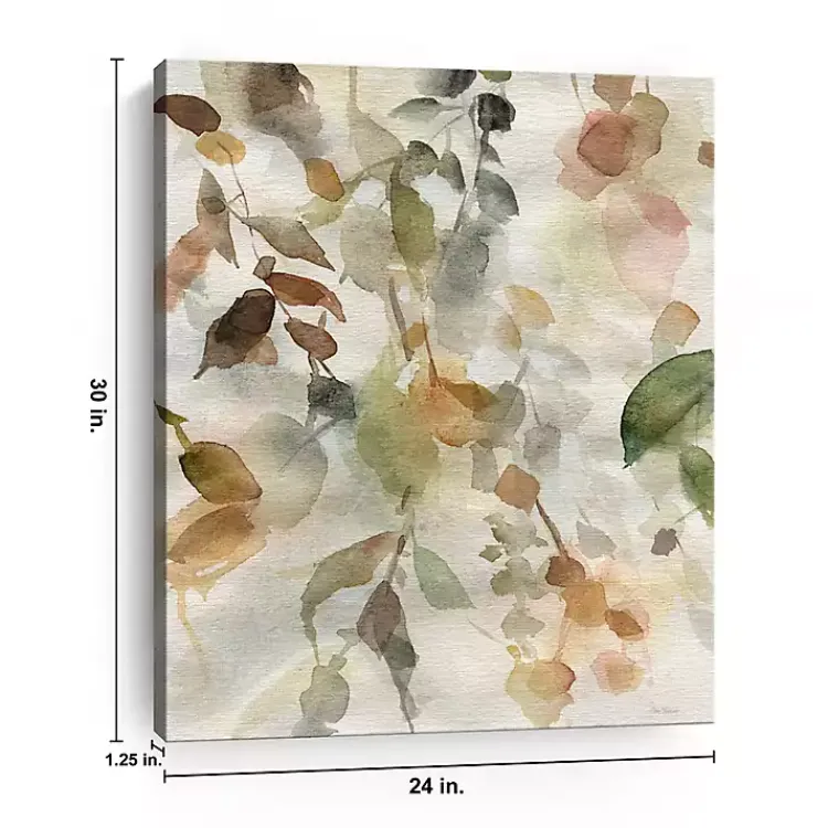 Canvas Art-Kirklands Home Cascading Nature II Canvas Art Print Tan