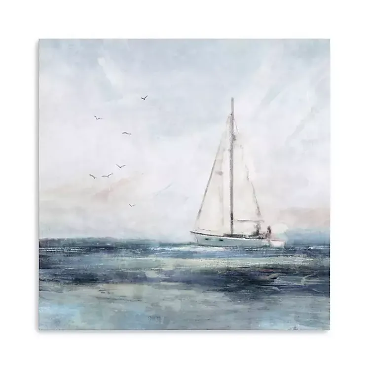 Canvas Art-Kirklands Home Sailing I Canvas Art Print Blue