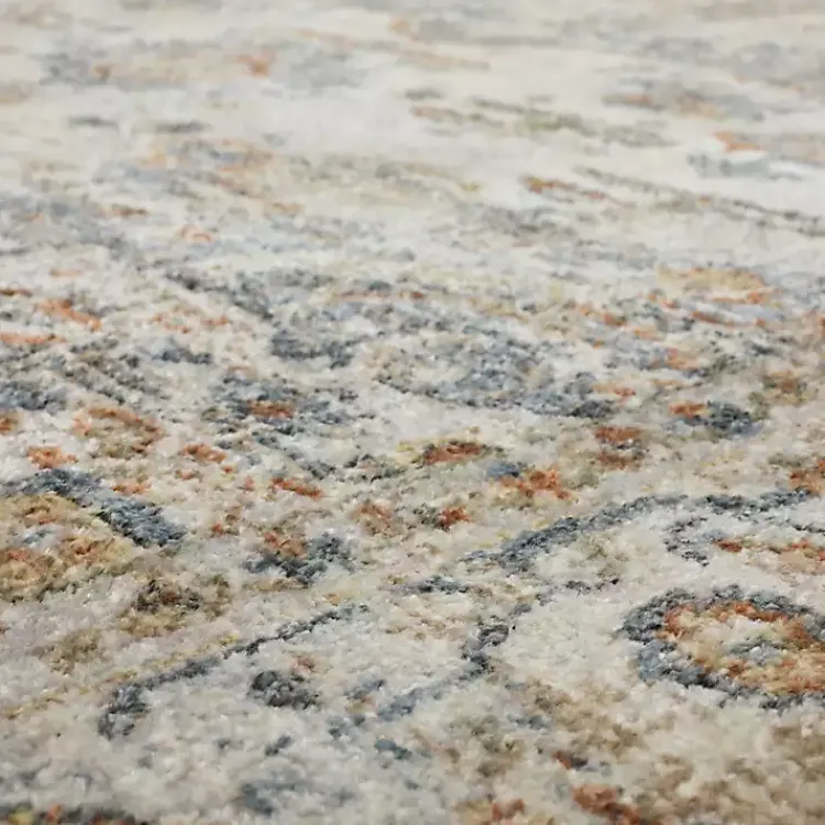 Area Rugs-Kirklands Home Cream Hartley Medallion Area Rug, 6x9 Ivory