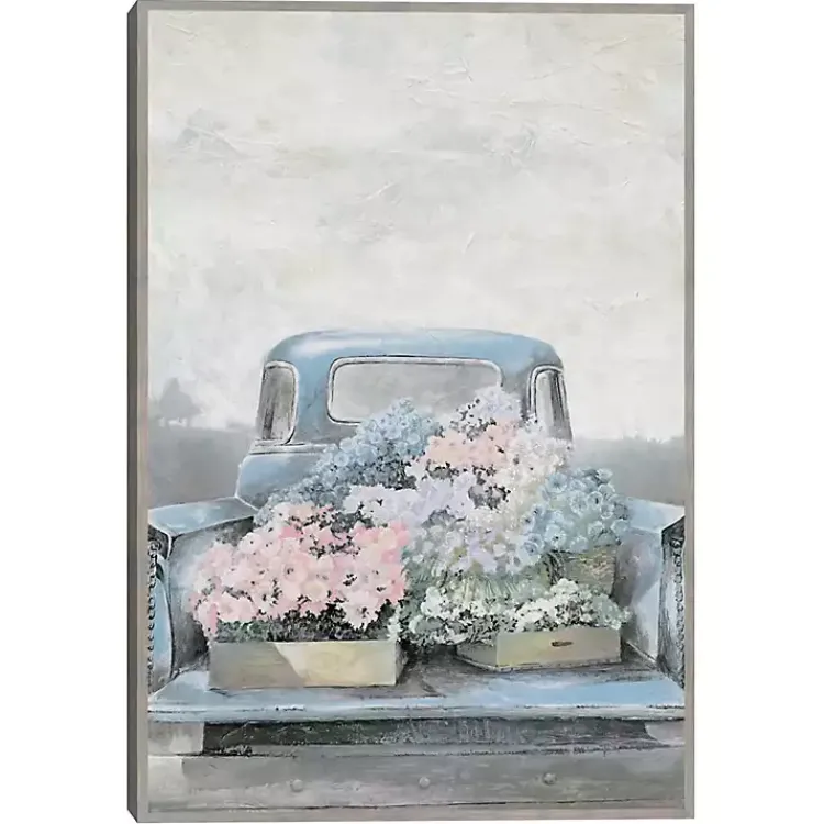 Framed Art-Kirklands Home Fresh Picked in a Pickup Framed Canvas Art Print