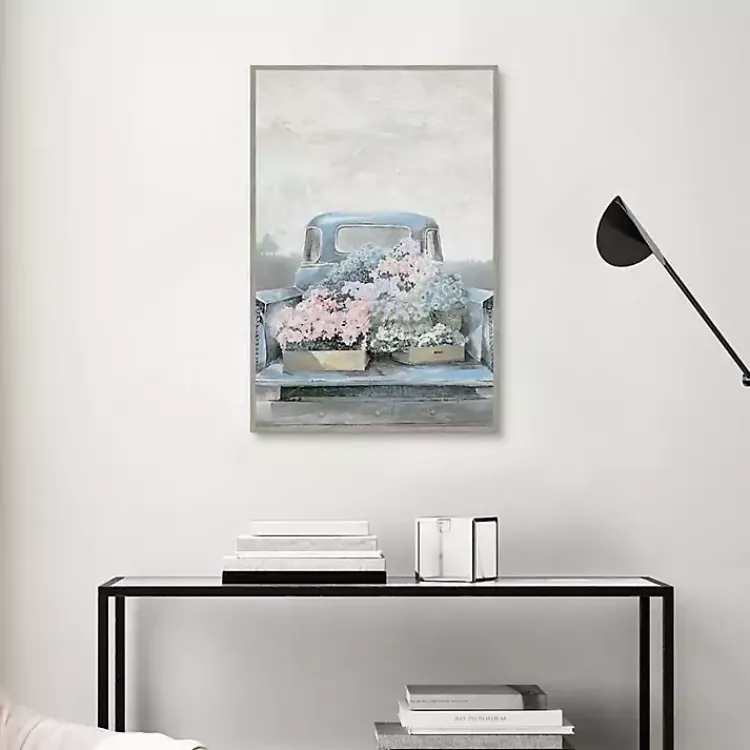 Framed Art-Kirklands Home Fresh Picked in a Pickup Framed Canvas Art Print