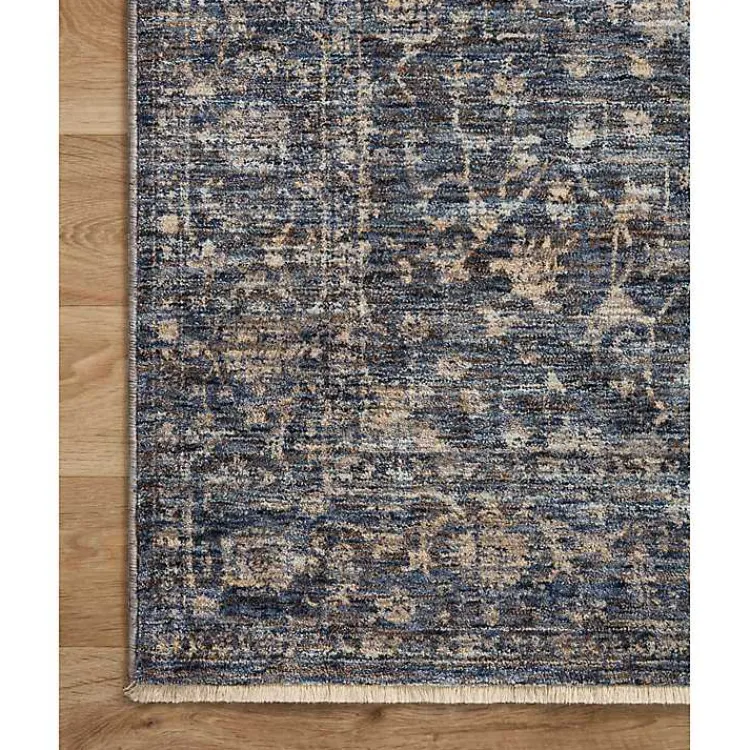 Area Rugs-Kirklands Home Dark Sorrento Medallion Area Rug, 5x7 Blue