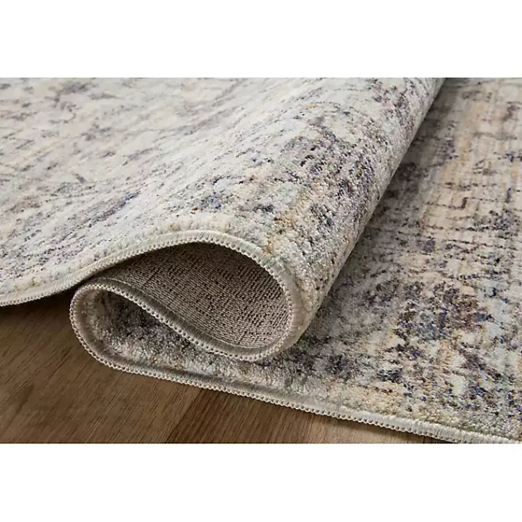 Area Rugs-Kirklands Home Charcoal Sorrento Medallion Area Rug, 7x10 Gray