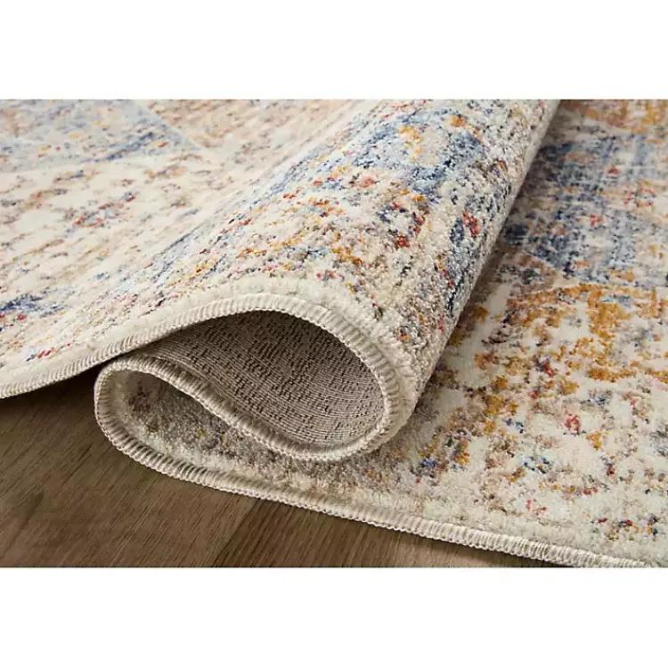 Area Rugs-Kirklands Home Neutral Diamond Patchwork Area Rug, 5x7