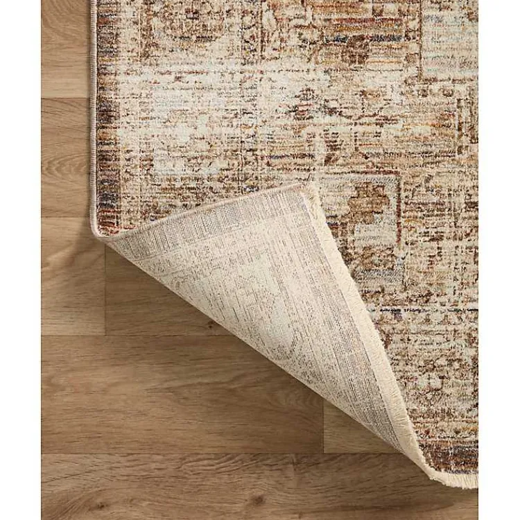 Area Rugs-Kirklands Home Mocha and Cream Sorrento Area Rug, 7x10