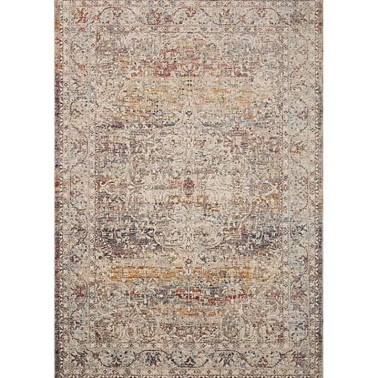 Area Rugs-Kirklands Home Warm Neutral Lucca Area Rug, 6x9