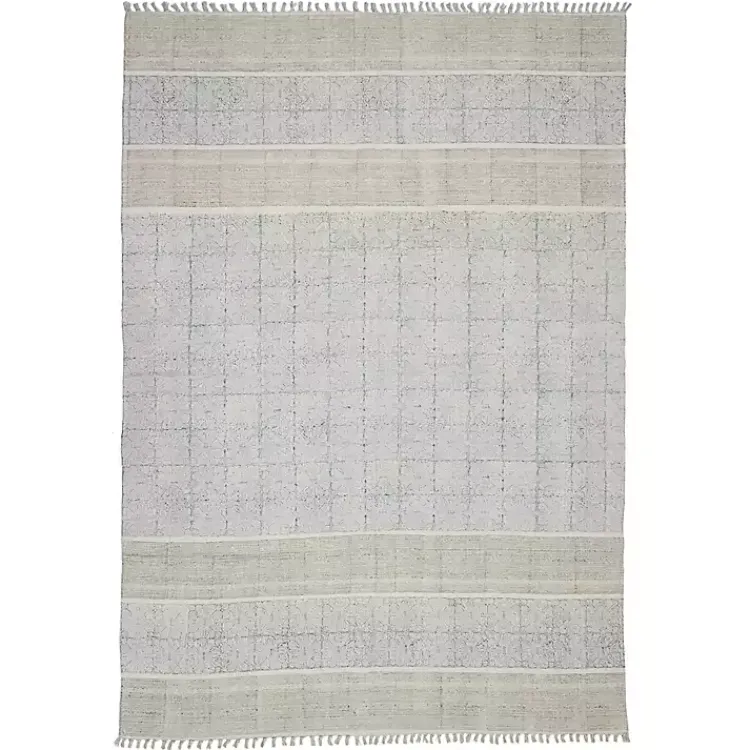 Area Rugs-Kirklands Home Dune Stone Geometric Area Rug, 5x7 Blue