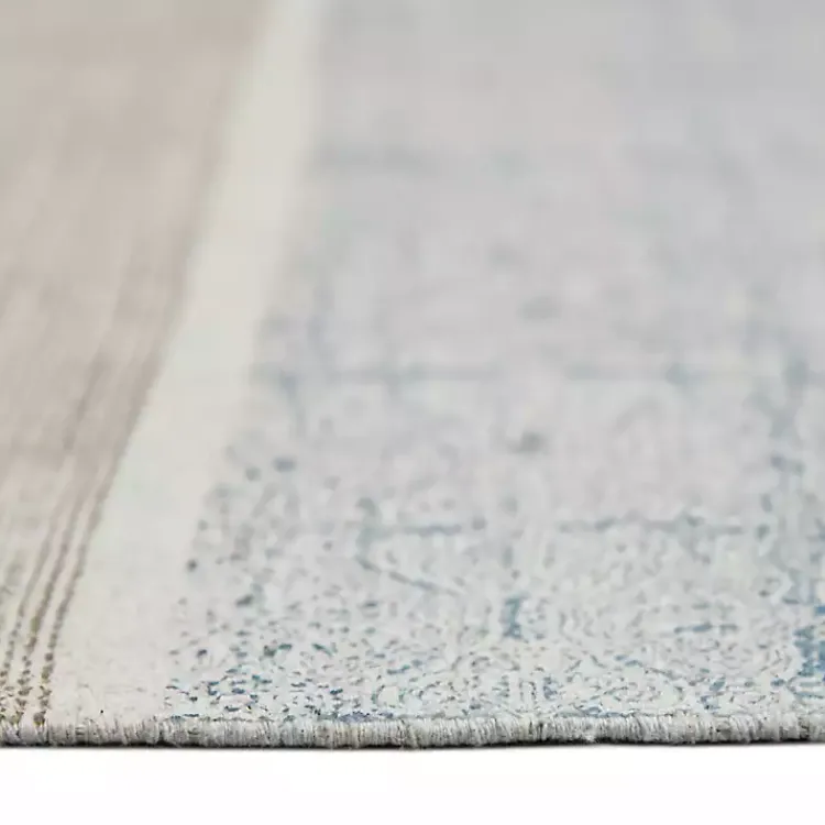 Area Rugs-Kirklands Home Dune Stone Geometric Area Rug, 7x10 Blue