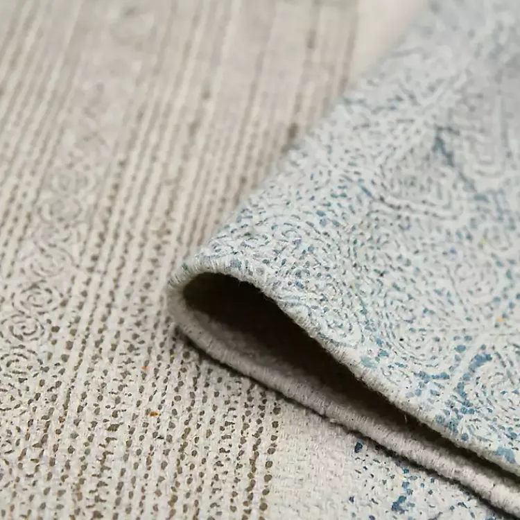 Area Rugs-Kirklands Home Dune Stone Geometric Area Rug, 7x10 Blue