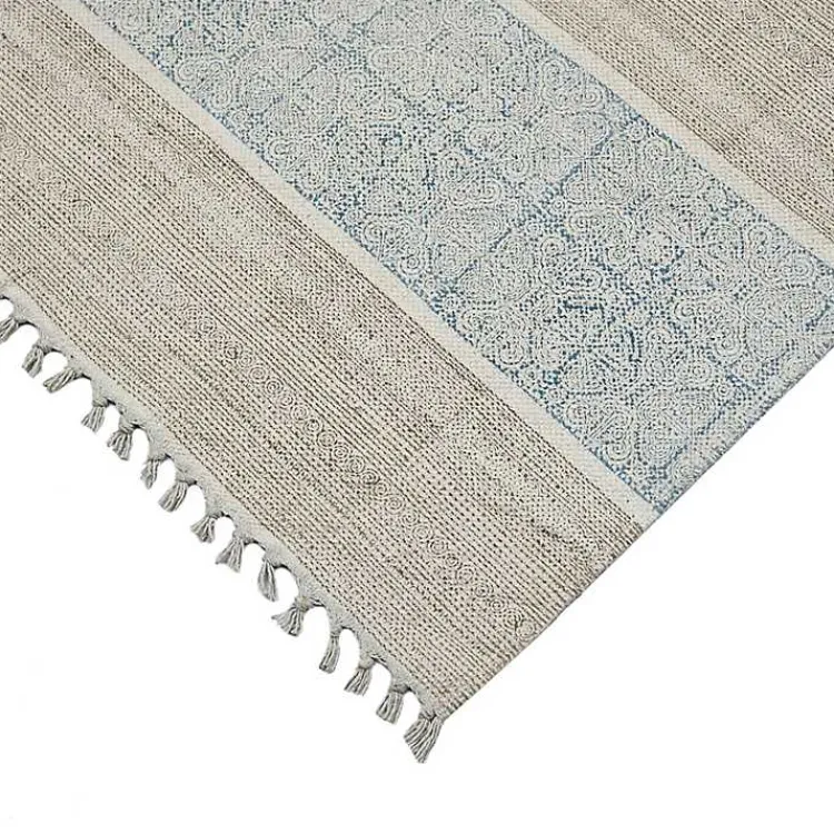 Area Rugs-Kirklands Home Dune Stone Geometric Area Rug, 7x10 Blue