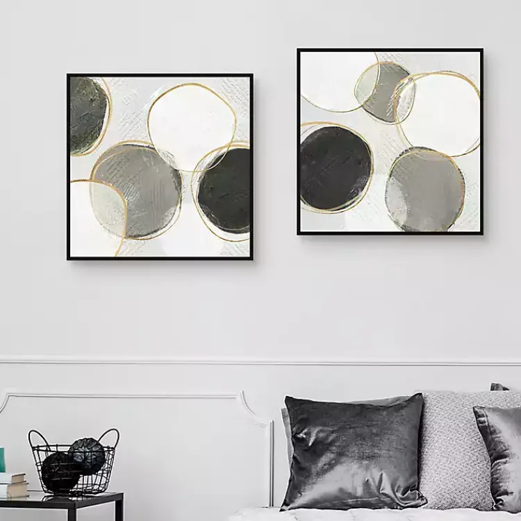 Canvas Art-Kirklands Home River Bottom Framed Canvas Art Prints, Set of 2