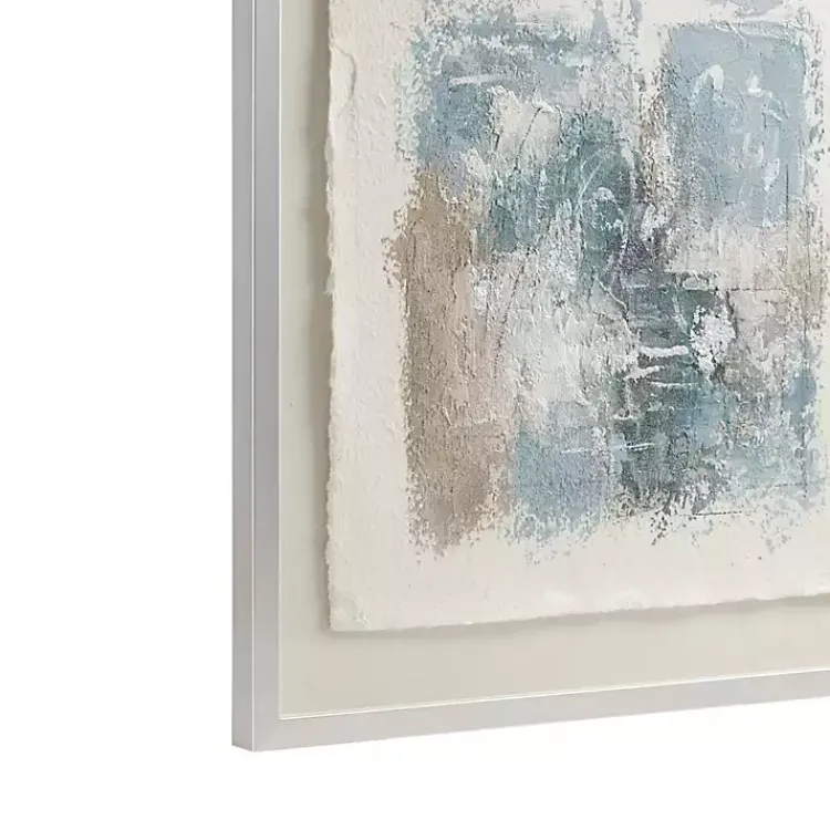 Framed Art-Kirklands Home Madison Park Blue Abstract Framed Art Print