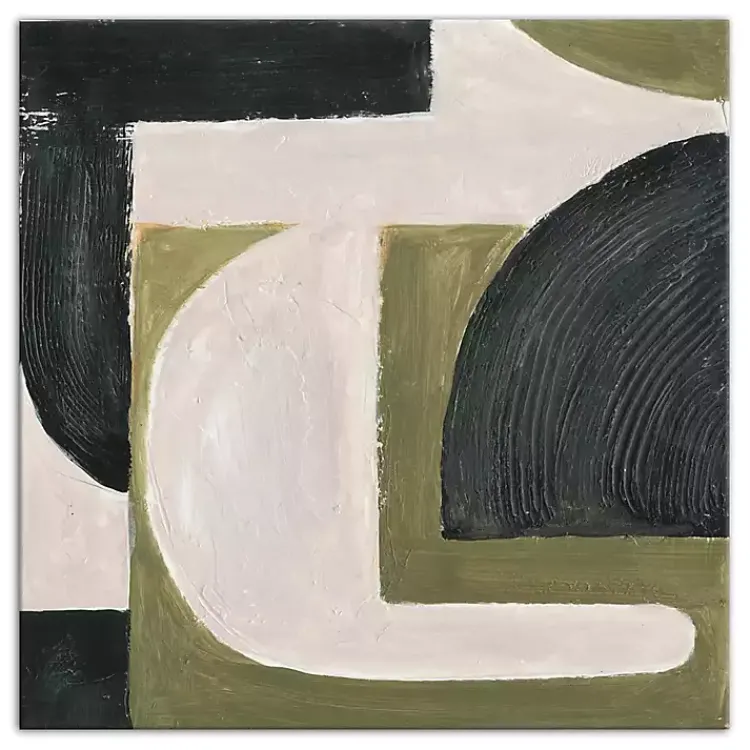 Canvas Art-Kirklands Home Moody Green Shapes I Canvas Art Print